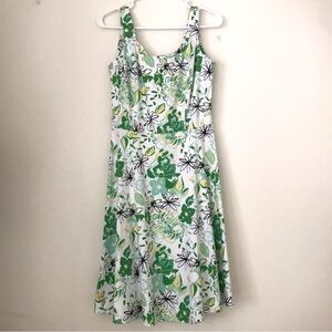 Like New! Breakin' Loose Floral Midi Dress - Size 6, 97% cotton